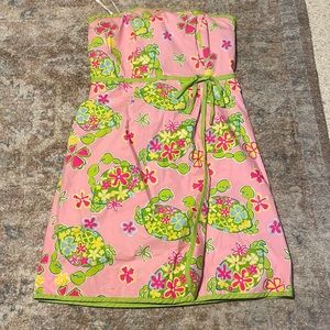 Lily Pulitzer Strapless Pink Dress